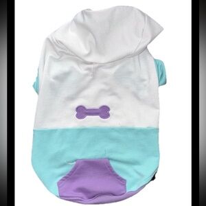 Dog Bone Design Hoodie /Size Large